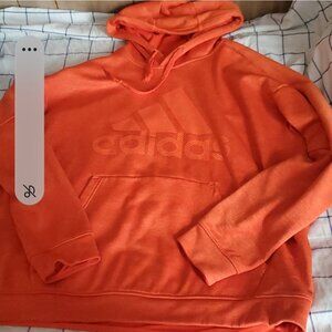Adidas Hooded Orange sweatshirt 2XL